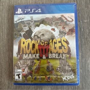Rock of Ages III 3: Make & Break PS4 BRAND NEW FACTORY SEALED PlayStation 4
